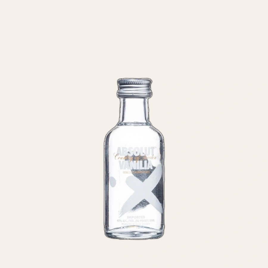 Rượu Vodka Thụy Điển Mini Absolut Vanilia 50ml