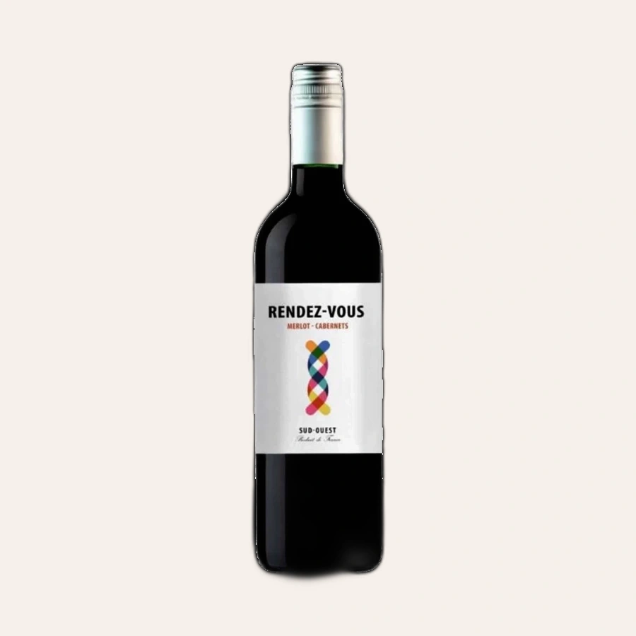 Rượu Vang Đỏ Pháp Rendez-vous Merlot Cabernet
