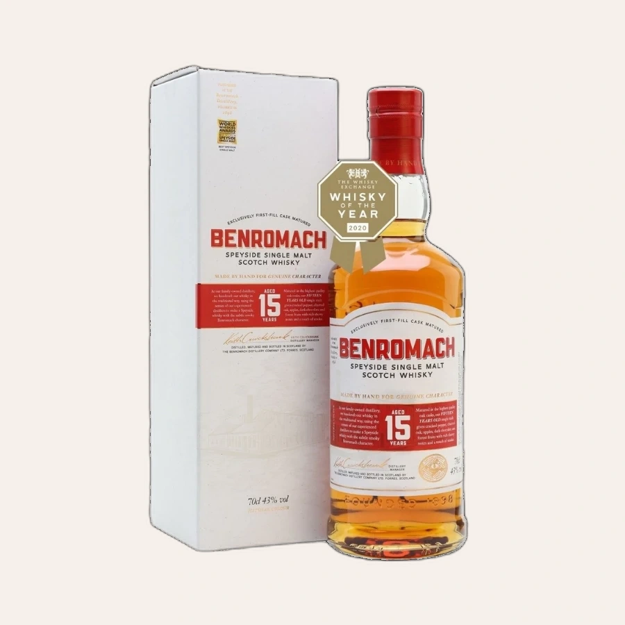Rượu Whisky Benromach 15 Year Old