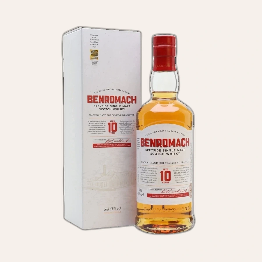 Rượu Whisky Benromach 10 Year Old