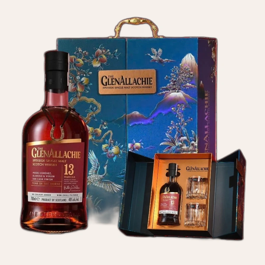 Rượu Whisky Glenallachie 13 Year Old Year Of The Horse Hộp Quà Tết 2026