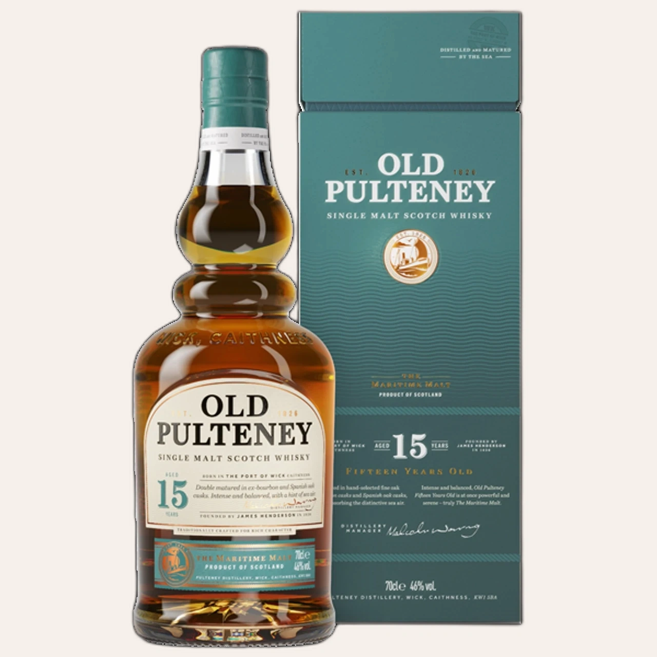 Rượu Whisky Old Pulteney 15 Year Old