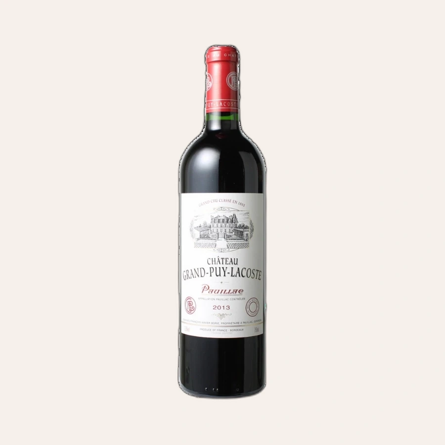 Rượu Vang Đỏ Pháp Chateau Grand Puy Lacoste 2013