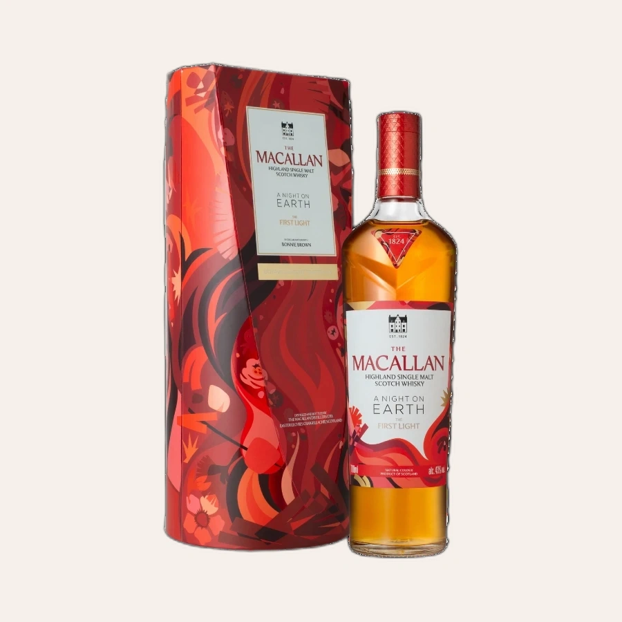 Rượu Whisky Macallan A Night On Earth The First Light Hộp Quà Tết 2026