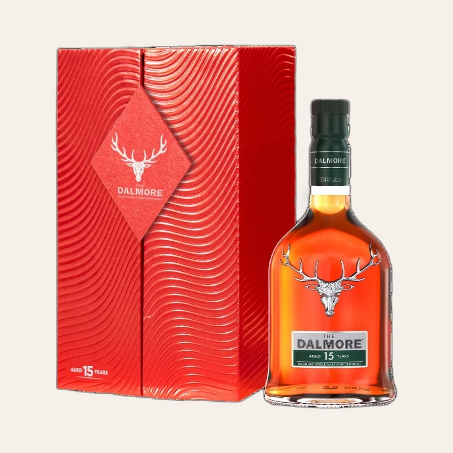 Rượu Whisky Dalmore 15 Year Old Hộp Quà Tết 2026