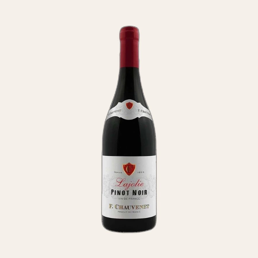 Rượu Vang Đỏ Pháp F.Chauvenet La Jolie Pinot Noir Vin De France