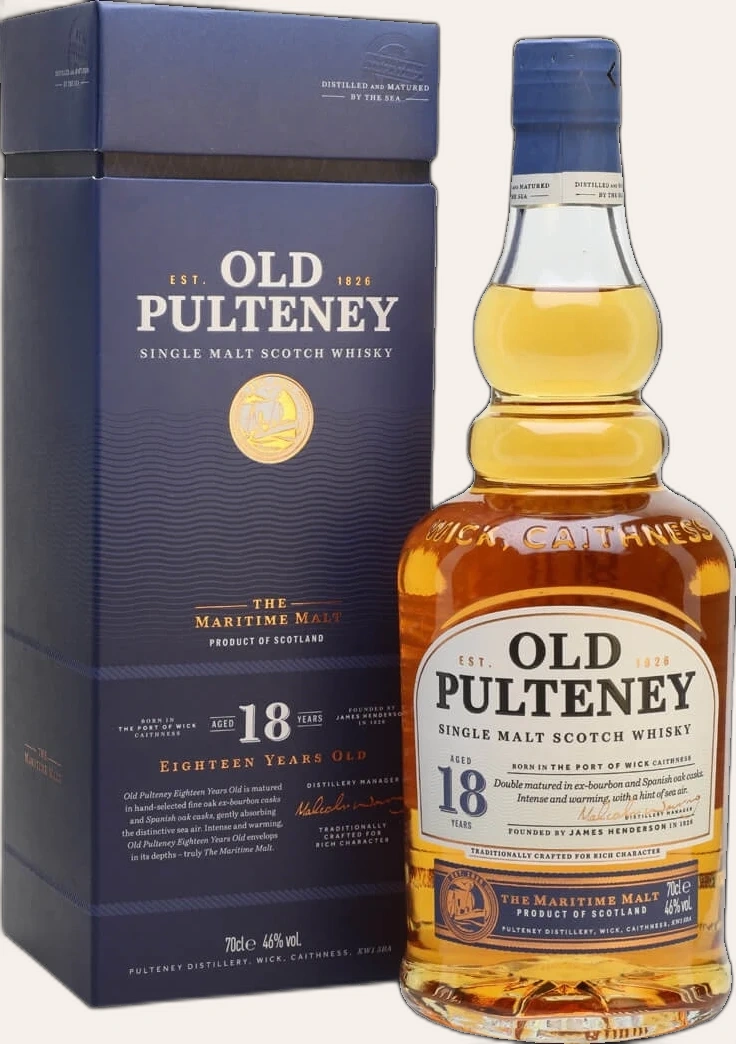 Rượu Whisky Old Pulteney 18 Year Old