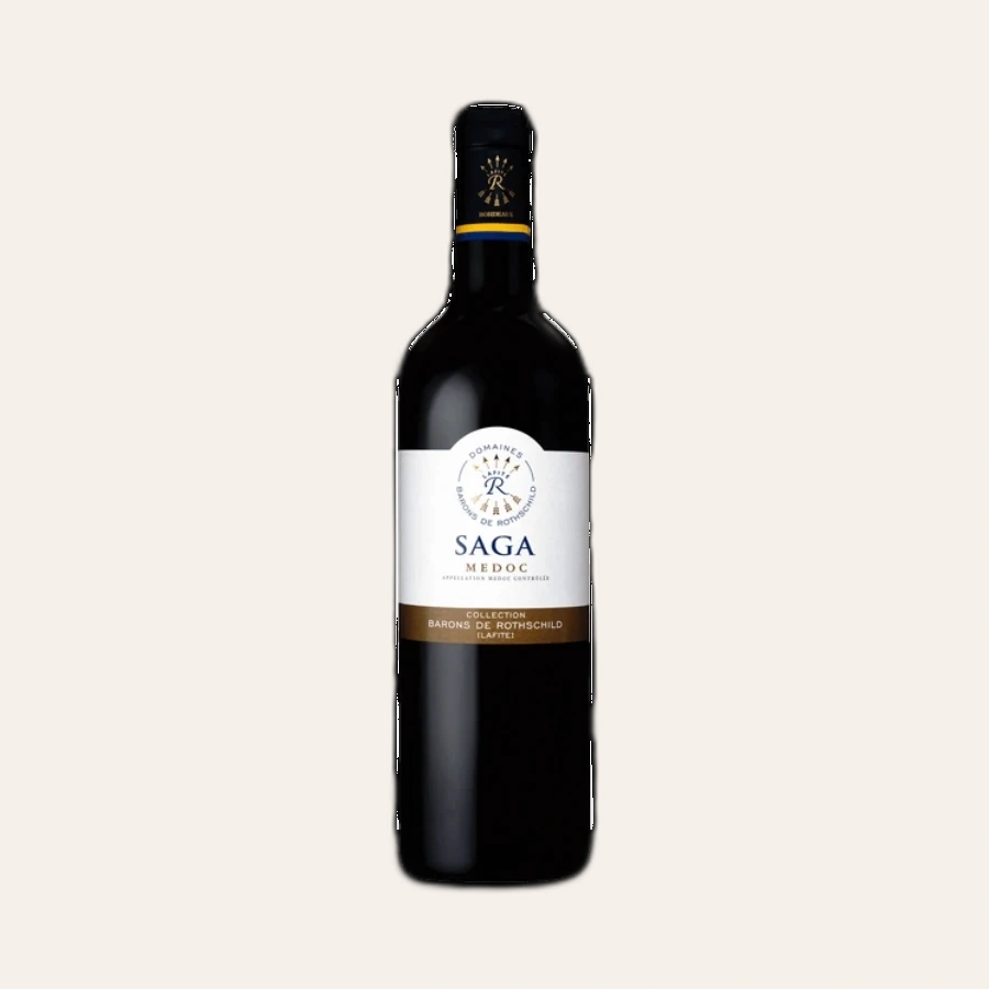 Rượu Vang Đỏ Pháp Saga R Medoc Domaines Barons de Rothschild Lafite