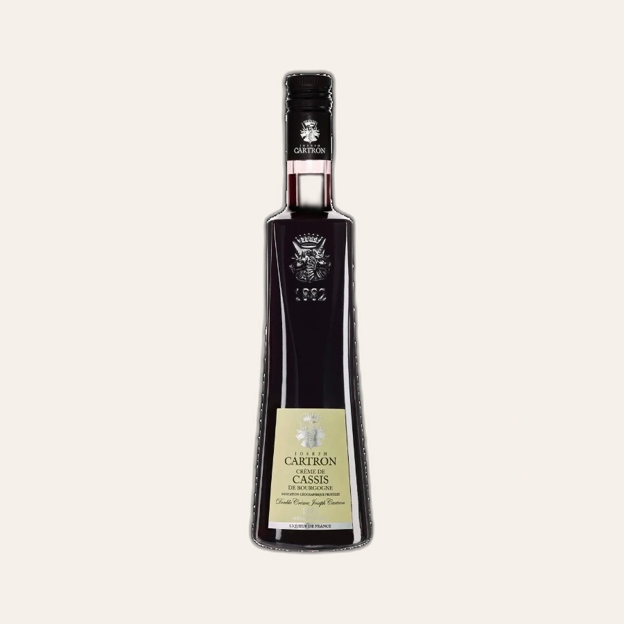 Rượu Liqueur Pháp Joseph Cartron Double Creme De Cassis De Bourgogne