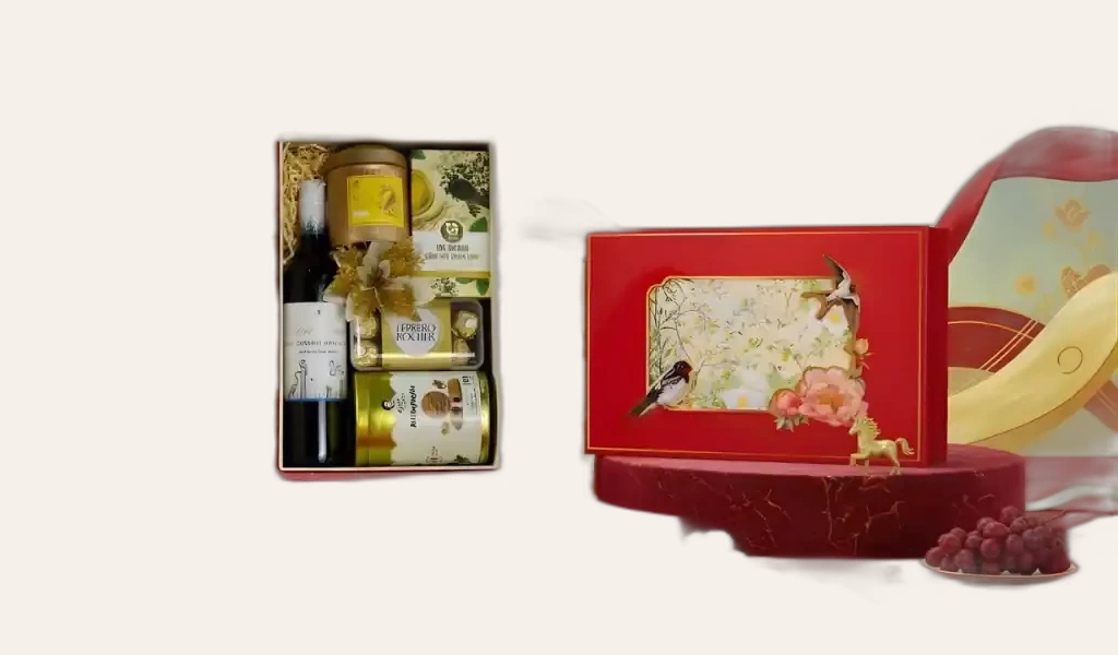 Hộp Quà Tết 2026 Set Lộc Viên Xuân 3 Đẹp Mắt