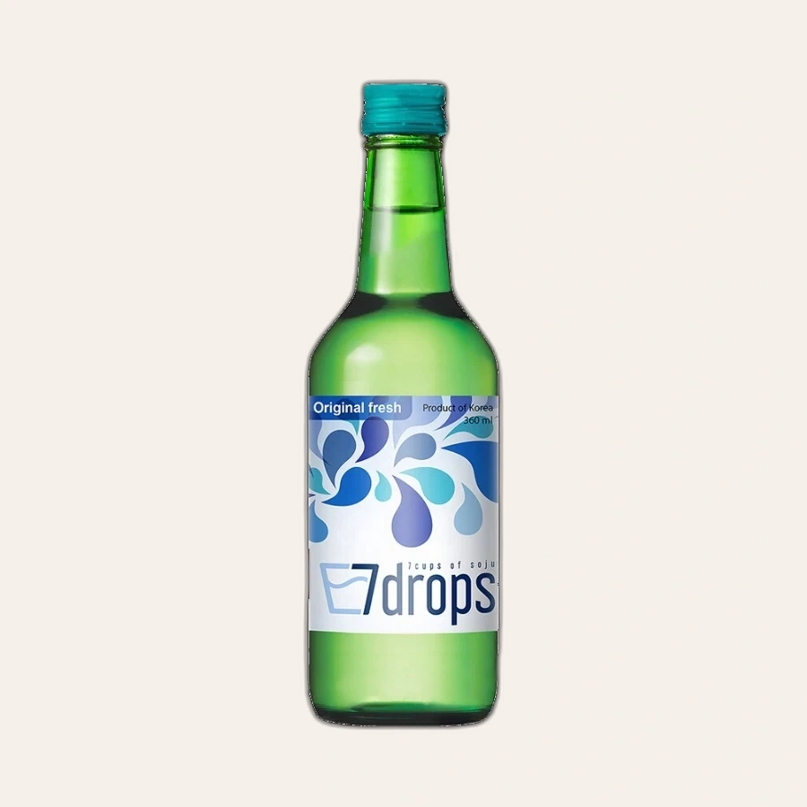 Rượu Soju Hàn Quốc 7 Drops Original Fresh
