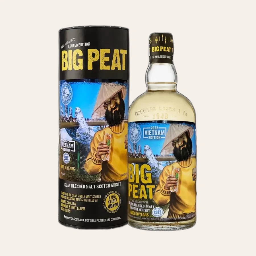 Rượu Whisky Big Peat 10 Year Old Vietnam Limited Edition