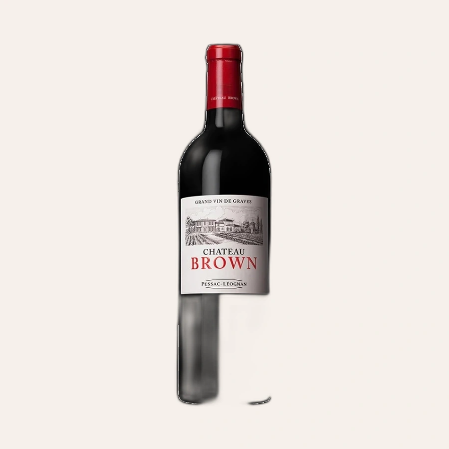 Rượu Vang Đỏ Pháp Chateau Brown Rouge 2014
