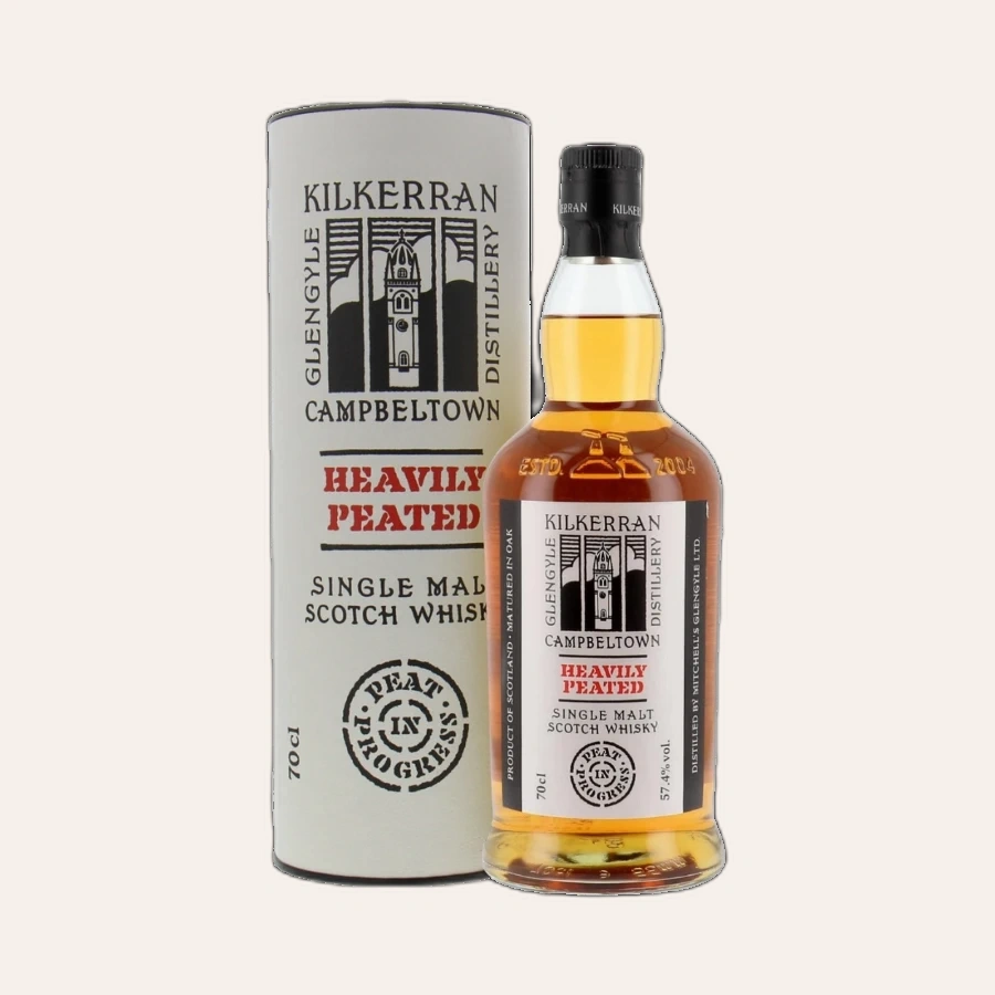 Rượu Whisky Kilkerran Heavily Peated Single Malt Scotch Whisky Batch 6