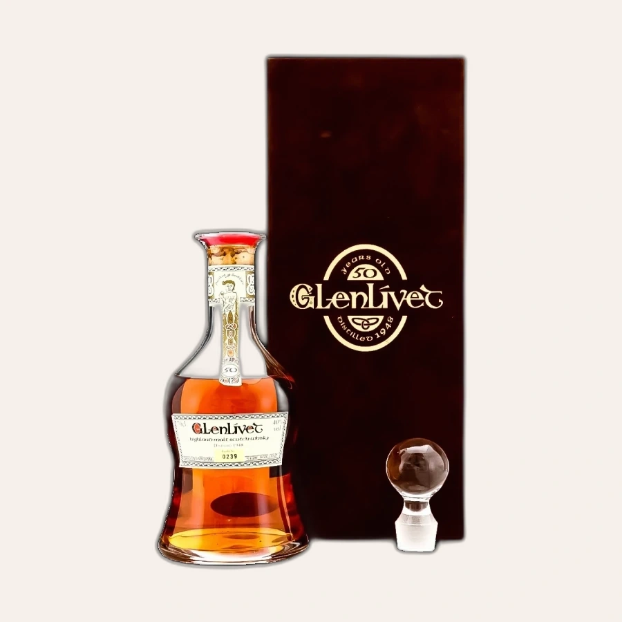Rượu Whisky Glenlivet 50 Year Old 1948