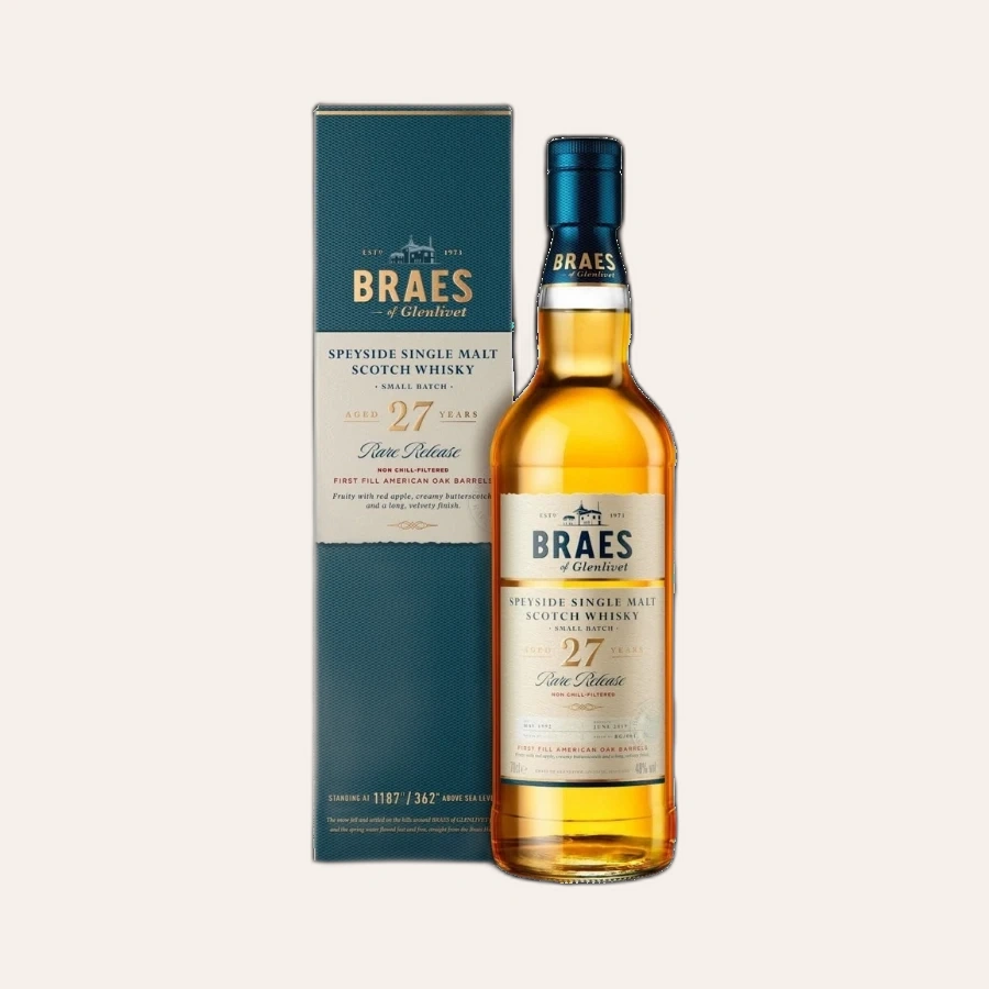 Rượu Whisky Braes of Glenlivet 27 Year Old Rare Release