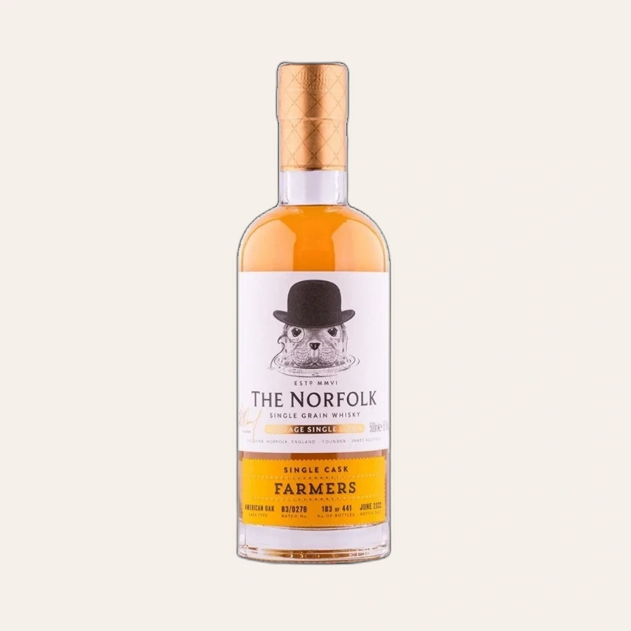 Rượu Whisky Anh Quốc The Norfolk Farmers Single Cask