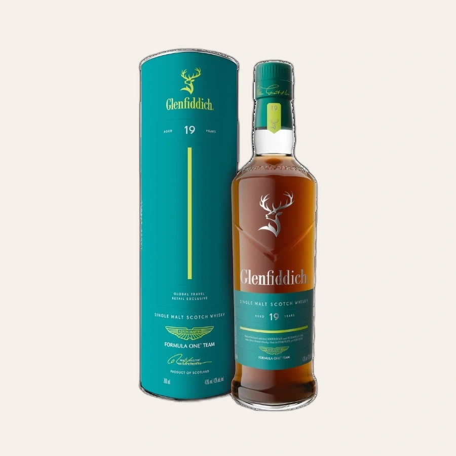 Rượu Whisky Glenfiddich 19 Year Old Aston Martin Formula One' Team