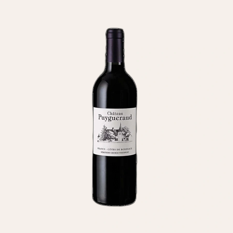 Rượu Vang Đỏ Pháp Nicolas Thienpont, Chateau Puygueraud Francs Cotes de Bordeaux