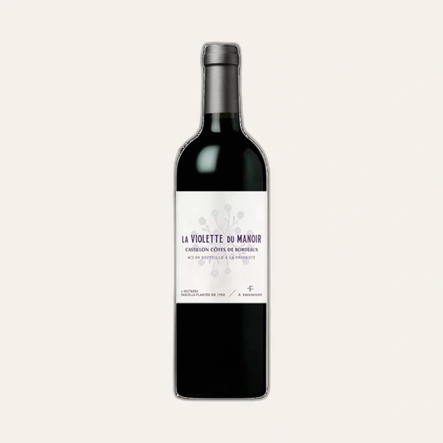 Rượu Vang Đỏ Pháp F. Thienpont La Violette du Manoir Old Vines Cotes de Castillon