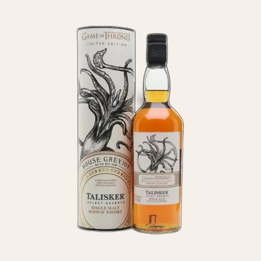 Rượu Whisky Talisker Select Reserve Game of Thrones House Greyjoy