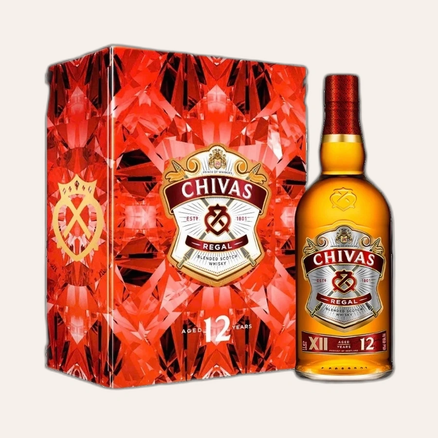 Rượu Whisky Chivas 12 Year Old Hộp Quà Tết 2026