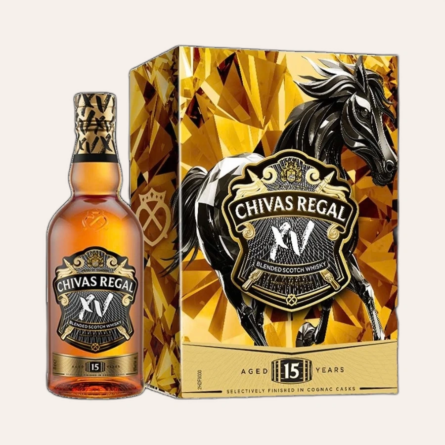 Rượu Whisky Chivas 15 Year Old Hộp Quà Tết 2026