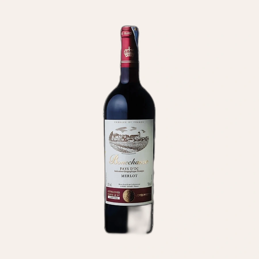 Rượu Vang Đỏ Pháp Bonechance Merlot