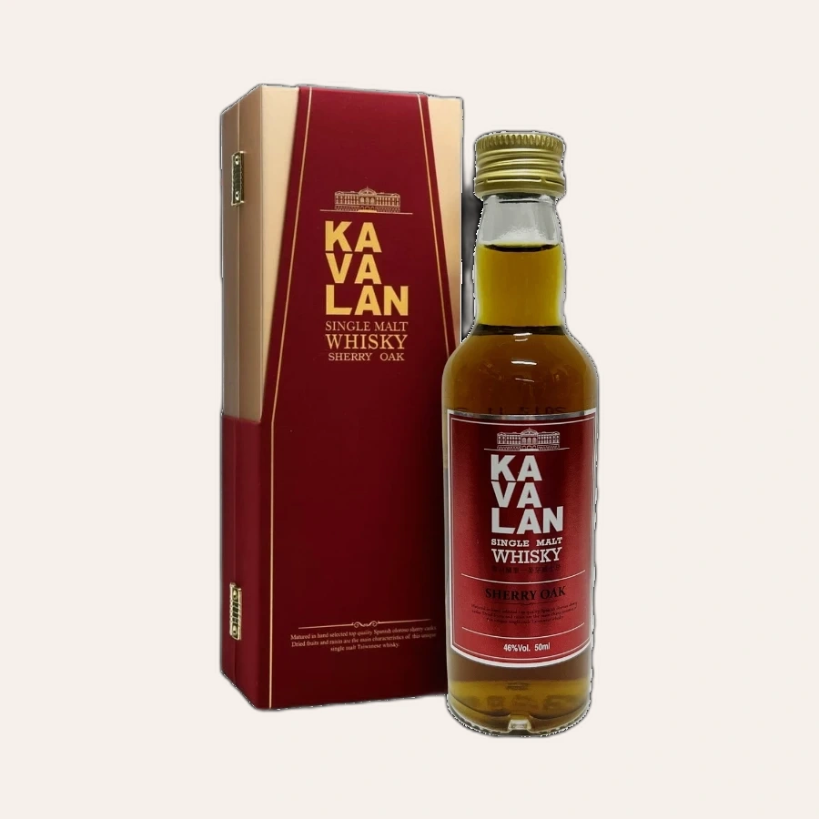 Rượu Whisky Kavalan Sherry Oak Matured 50ml