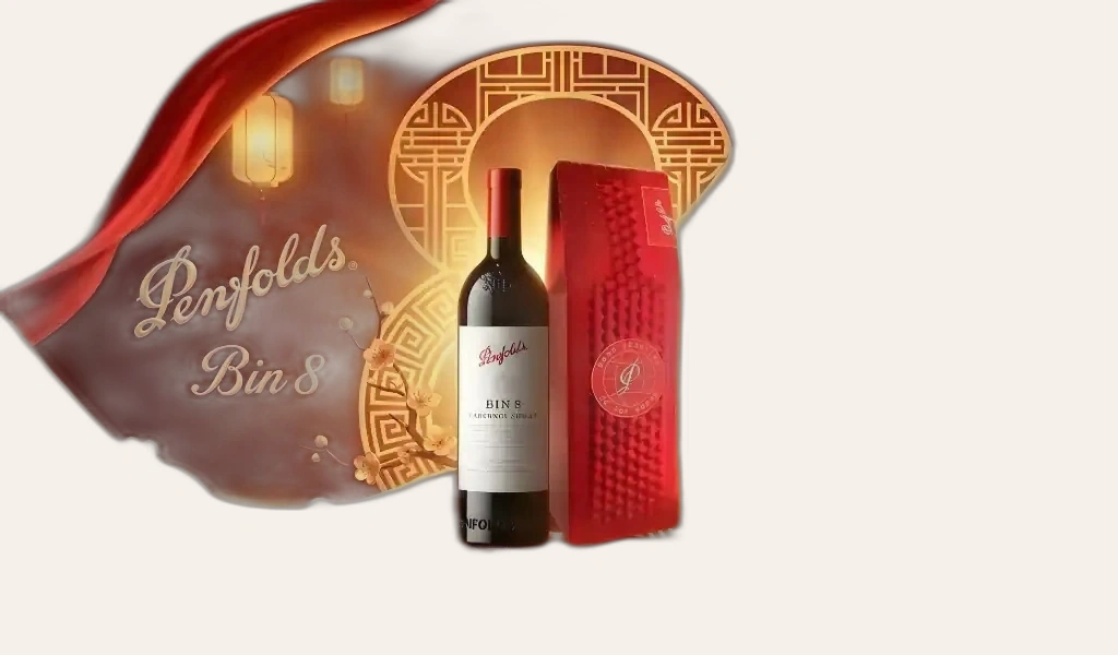 Rượu Vang Đỏ Úc Penfolds Bin 8 Hộp Quà Tết 2026