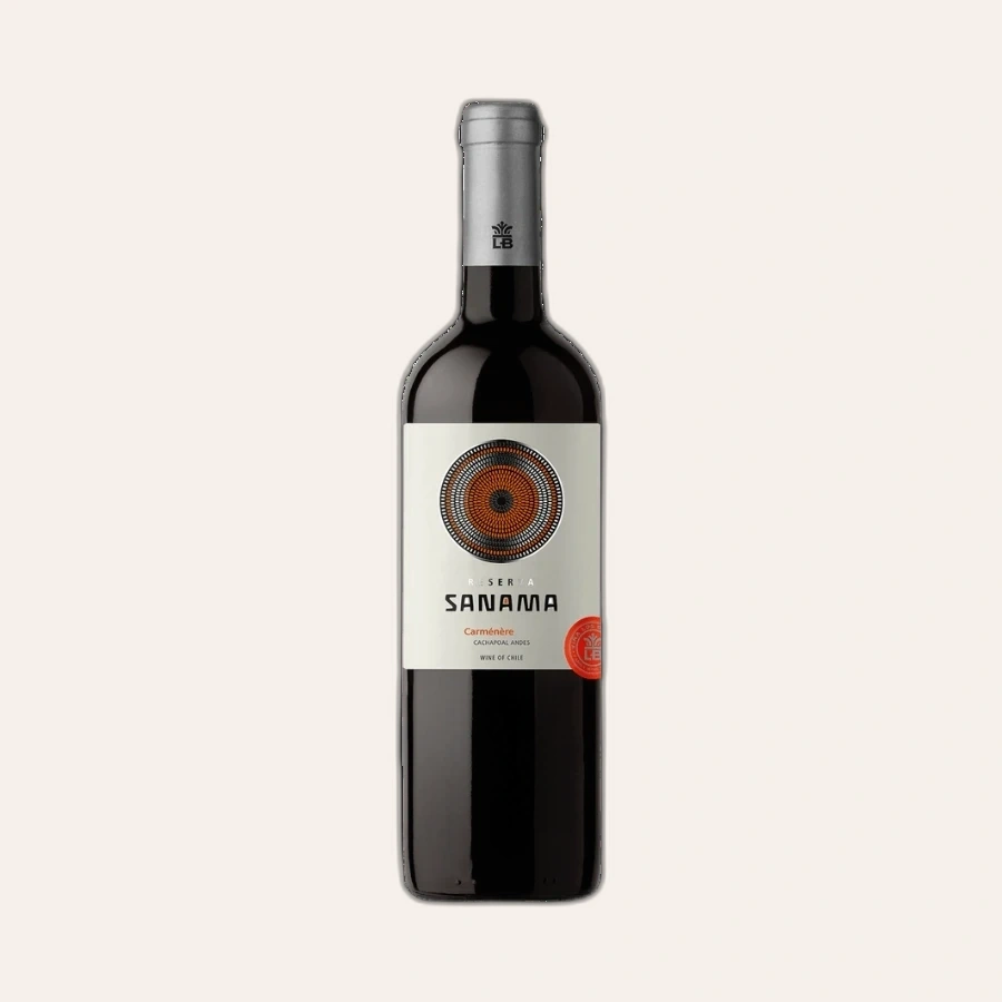 Rượu Vang Đỏ Chile Sanama Reserva Carmenere