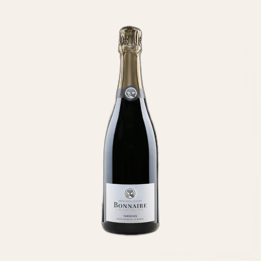 Rượu Champagne Pháp Bonnaire Terroirs Grand Cru Blanc de Blanc