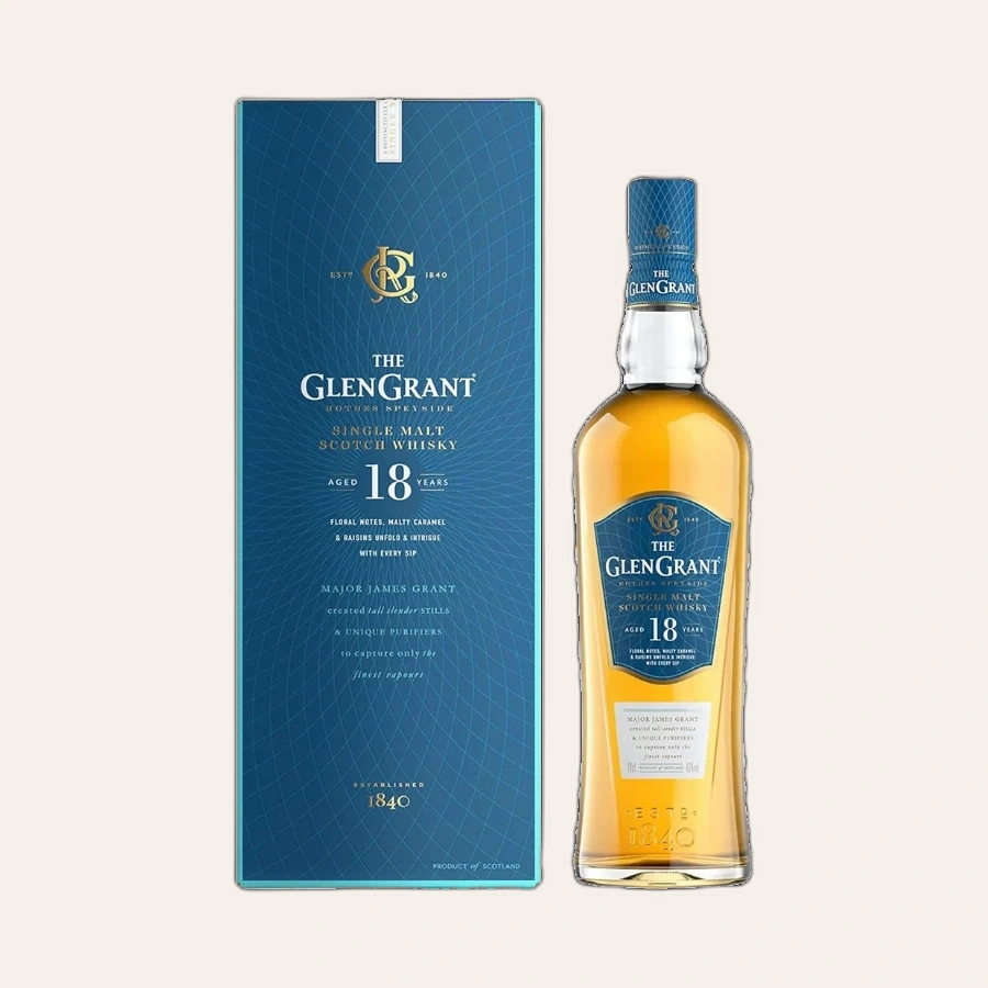 Rượu Whisky Glen Grant 18 Year Old New Version