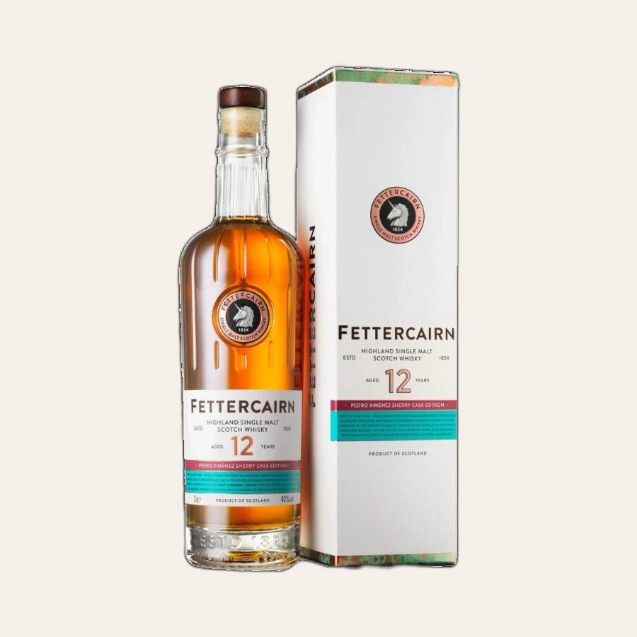 Rượu Whisky Fettercairn 12 Year Old Pedro Ximenez Sherry Cask 1000ml