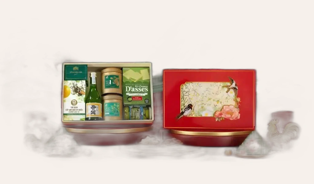 Hộp Quà Tết 2026 Set Lộc Viên Xuân 1 Cân Bằng