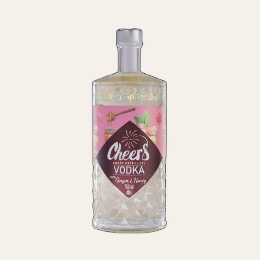 Rượu Vodka Việt Nam Cheers Ginger & Honey 750ml
