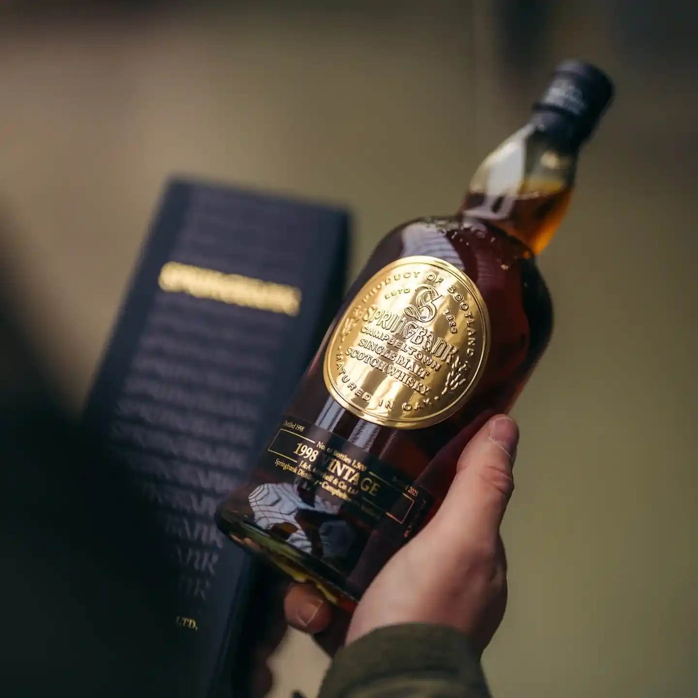 Springbank Ra Mắt Cask Strength Vintage 1998