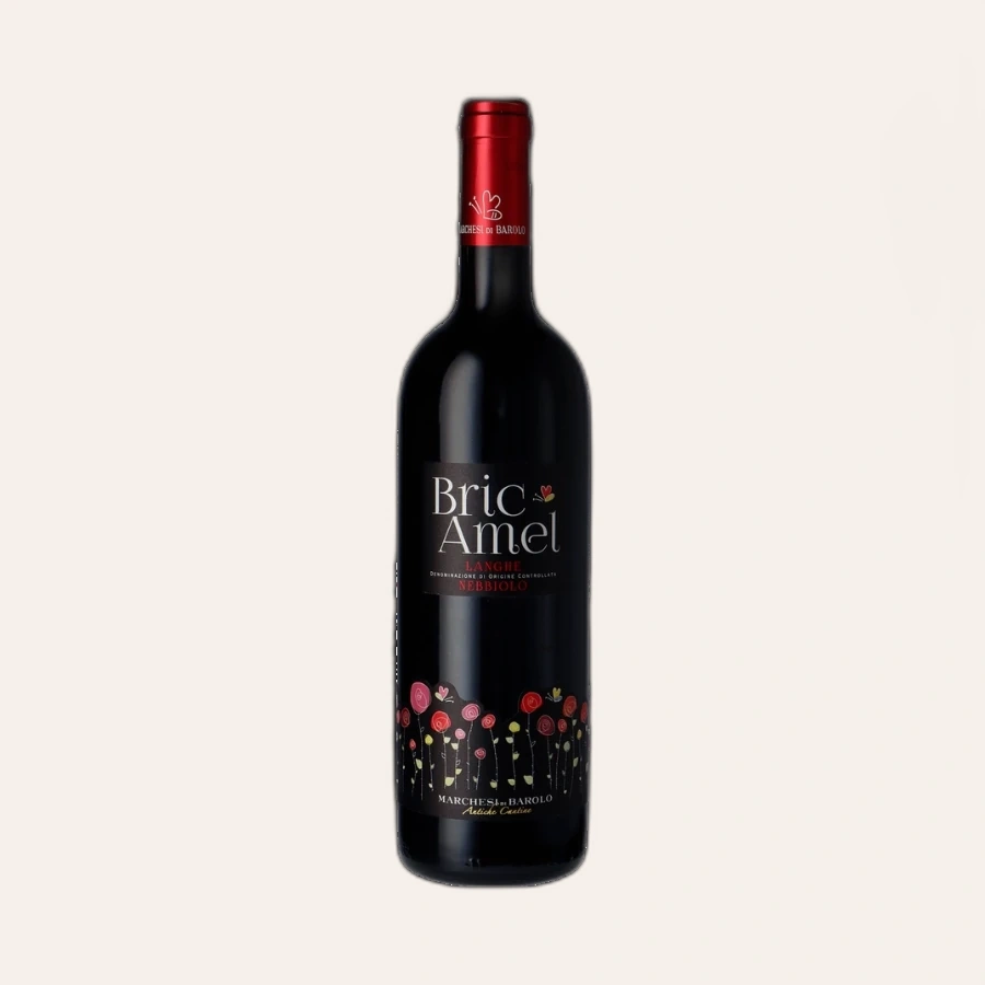 Rượu Vang Đỏ Ý Bric Amel Nebbiolo Marchesi Di Barolo Langhe DOC