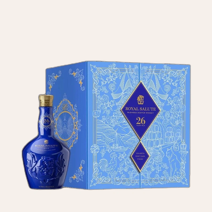 Rượu Whisky Royal Salute 26 Year Old Colheita Port Cask Finish Hộp Quà Tết 2026