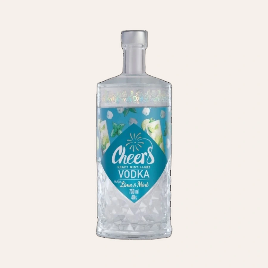 Rượu Vodka Việt Nam Cheers Lime & Mint 750ml