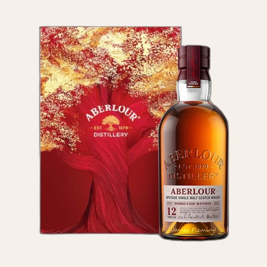 Rượu Whisky Aberlour 12 Year Old Double Cask Mat Ured Speyside Hộp Quà Tết 2026