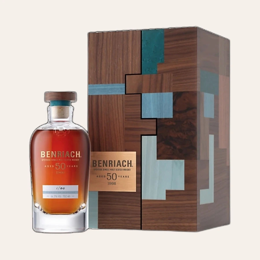 Rượu Whisky Benriach 50 Year Old 1966