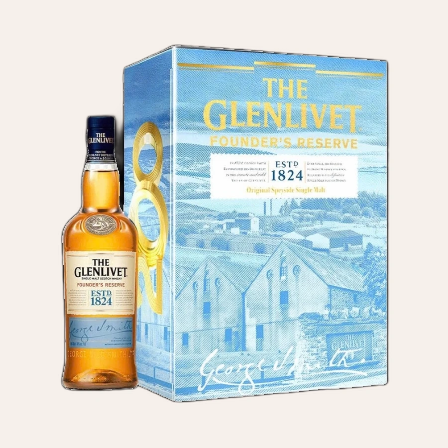 Rượu Whisky Glenlivet Founder's Reserve Hộp Quà Tết 2026