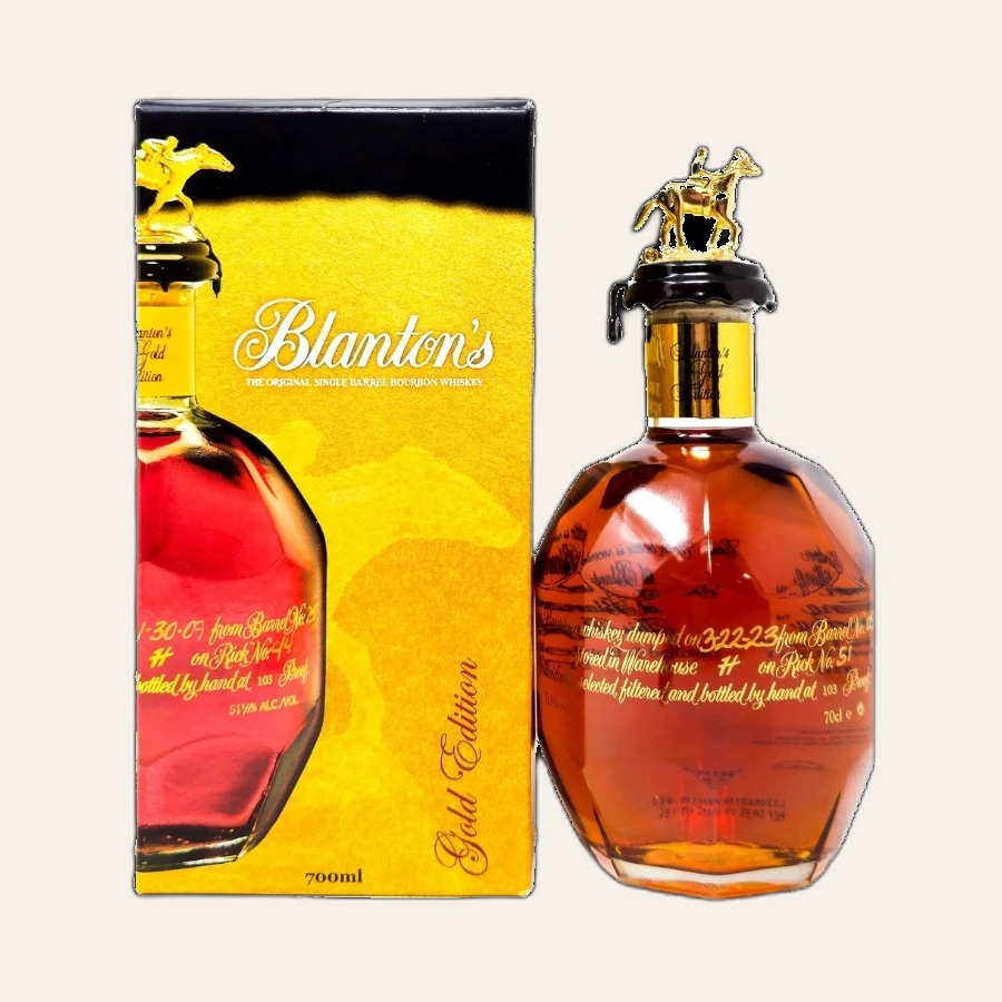 Rượu Whisky Blanton's Single Barrel Gold Edition
