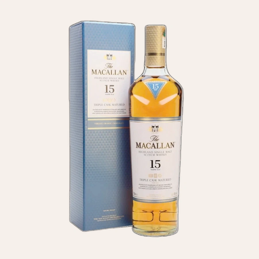 Rượu Whisky Macallan 15 Year Old Triple Cask