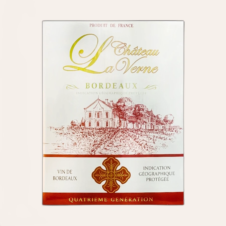 Rượu Vang Bịch Pháp Chateau La Verne Bordeaux 3L