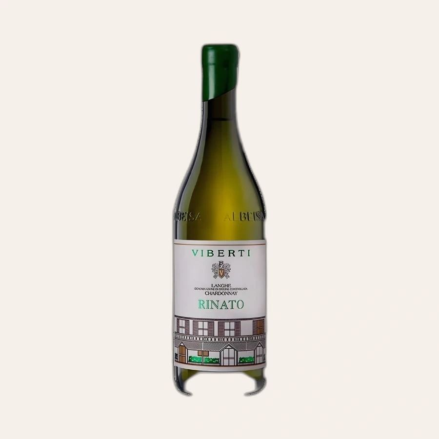 Rượu Vang Trắng Ý Viberti Langhe Chardonnay Rinato DOC