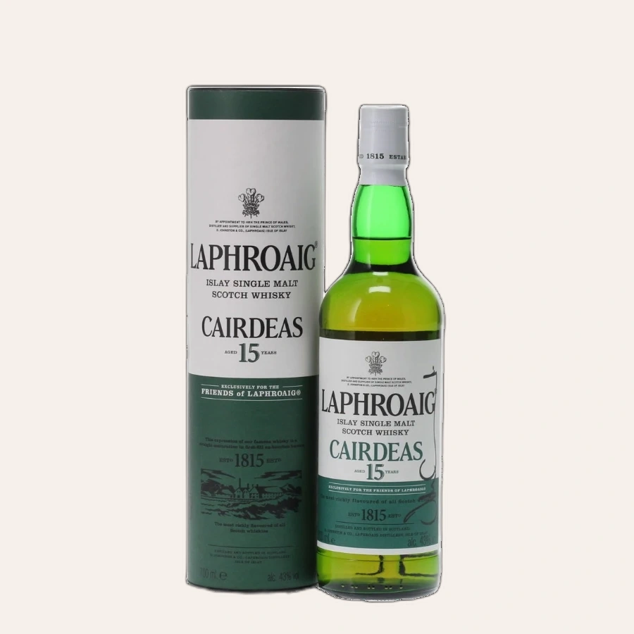 Rượu Whisky Laphroaig Cairdeas 15 Year Old Signed Bottle