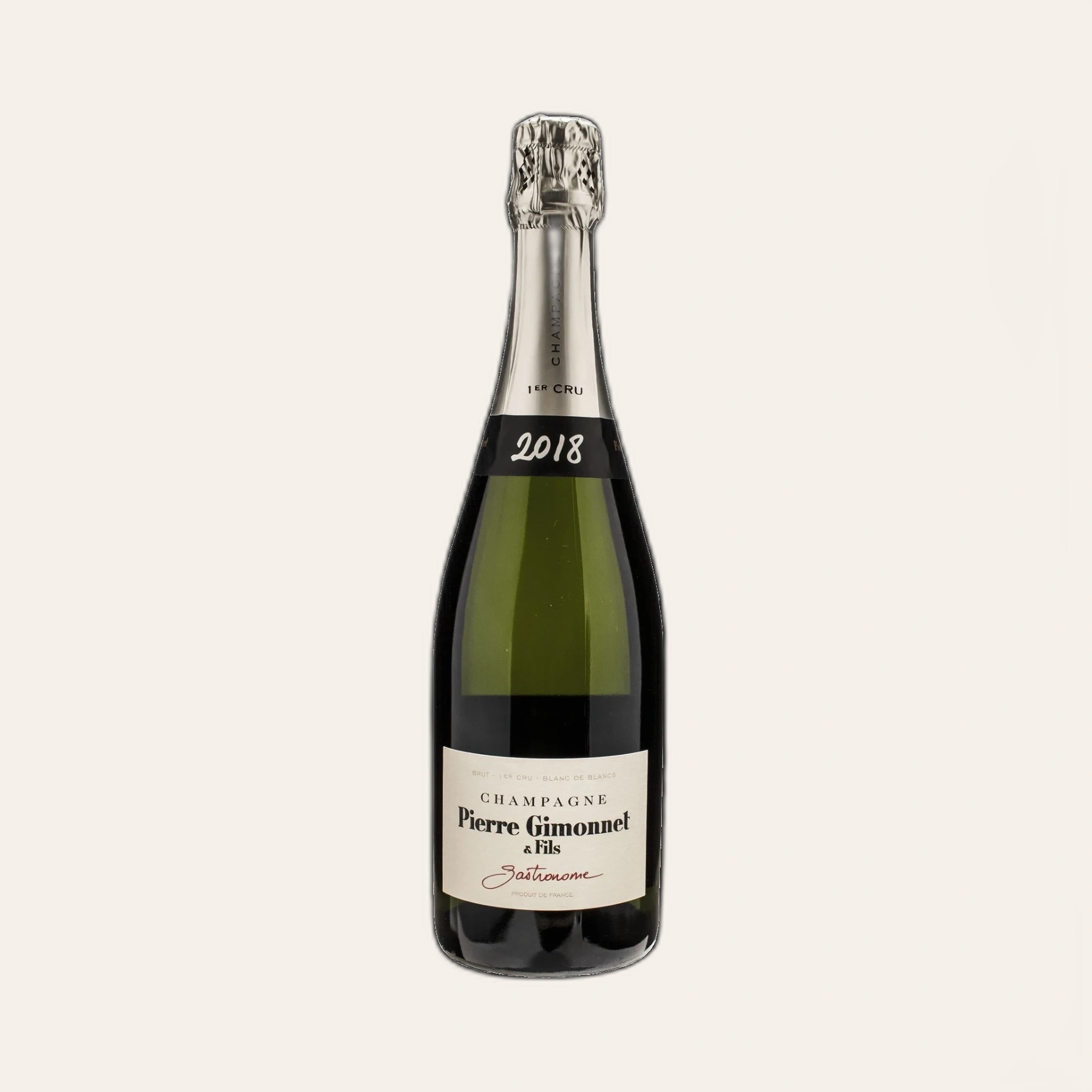 Rượu Champagne Pháp Pierre Gimonnet Brut Premier Cru Millesime Gastronome 2018