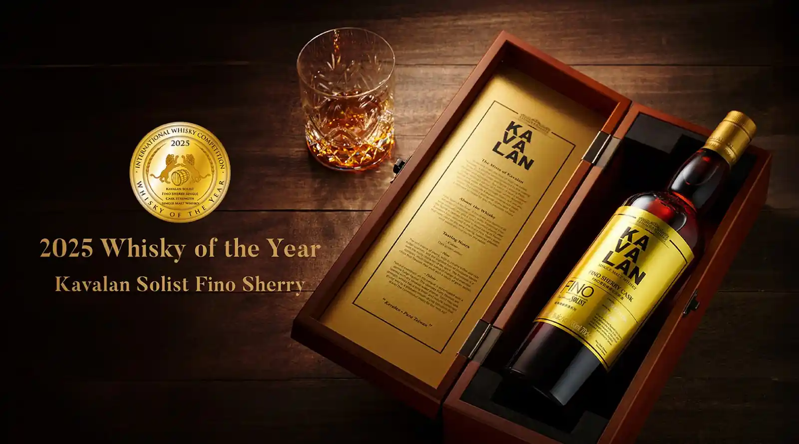 Kavalan Solist Fino Sherry Thắng Whisky Of The Year IWC 2025